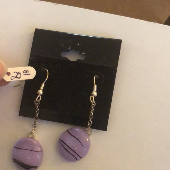 Homemade from a small business, necklaces with no chain, and earrings.